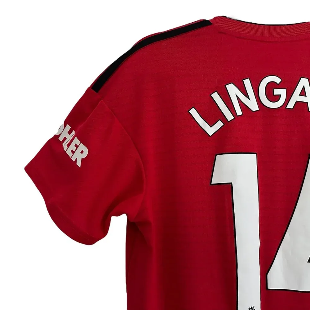 Adidas Climalite Soccer Jersey Medium Manchester United Chevrolet EUC Lingard